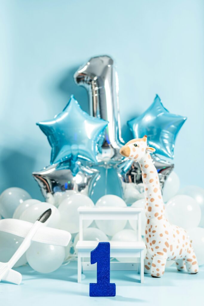 1歳のお誕生日写真
