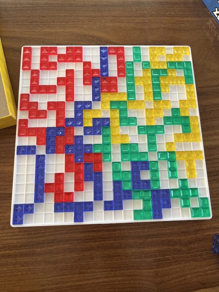 終盤、置くところがなくなってくる